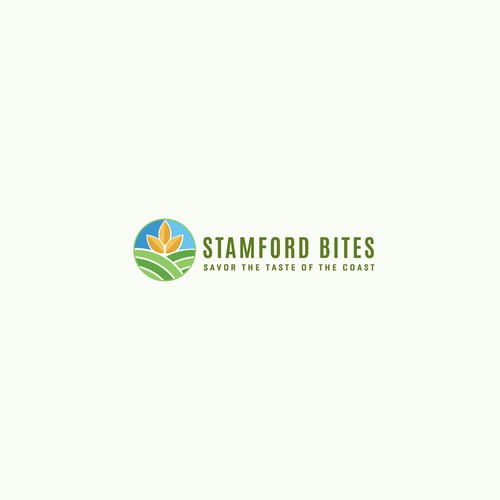 Modern Stamford Bites  logo design template