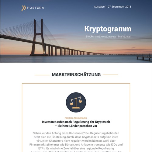 Newsletter Blockchain: Investments and Consulting
