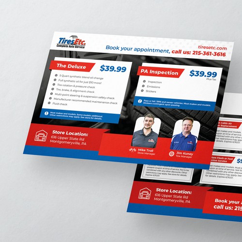 Marketing Direct Mailing Postcard Design