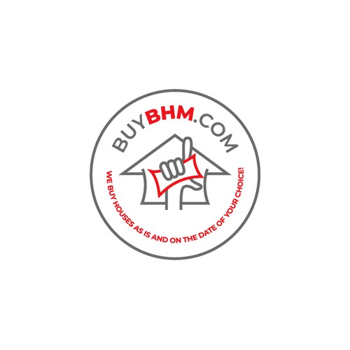 A Friendly Emblem Logo for BuyBHM Realtor