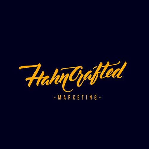 Hahncrafted Marketing Logo Design