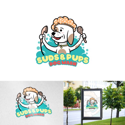 dog wash logo