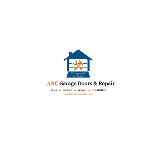 Logo for garage doors & repair