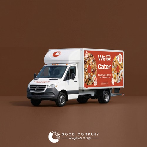Truck Wrap Design for Good Company Doughnuts & Coffee