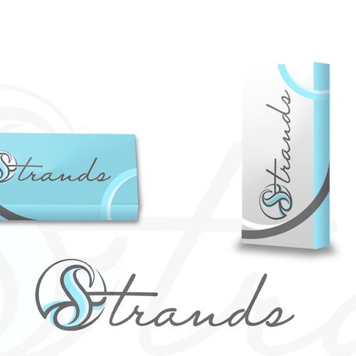 Strands cosmetic packaging box