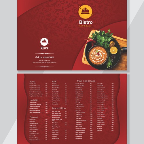 menu design