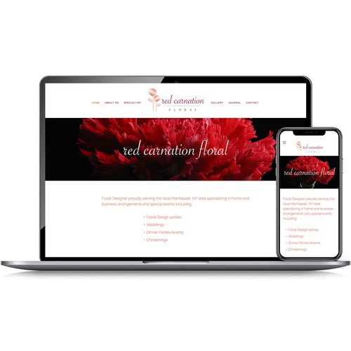 Rebranding for Red Carnation Floral