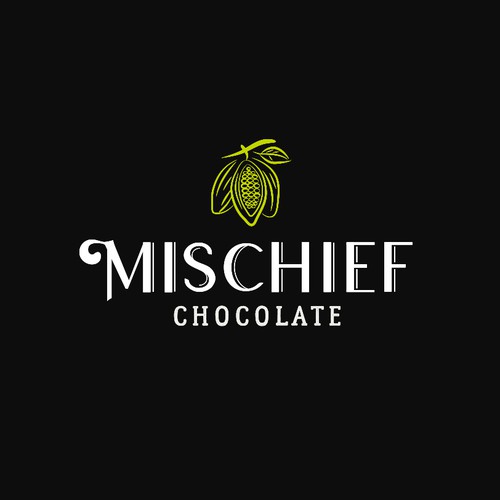 Logo for boutique chocolate company