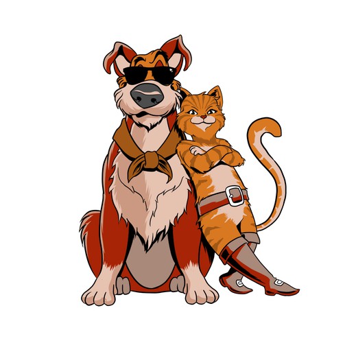 cat and dog