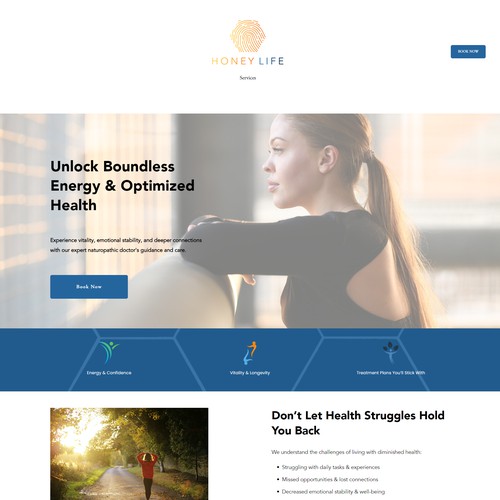 Squarespace Website for Naturopathic Treatments