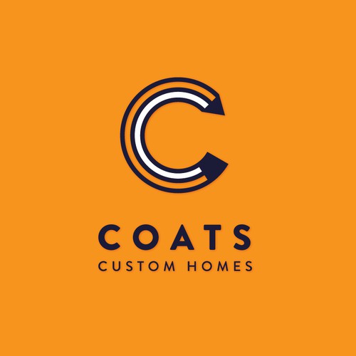 Clever and modern "C" construction company logo