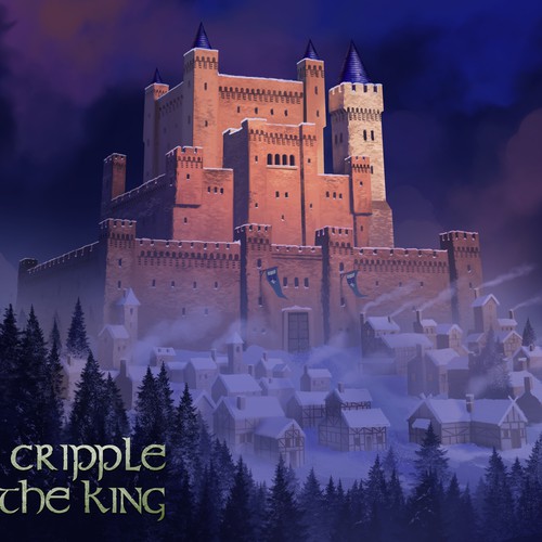 Ads poster "The Criple and The King" book 