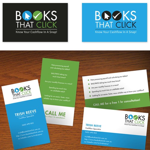 Books That Click - A Logo for a different kind of bookkeeper!