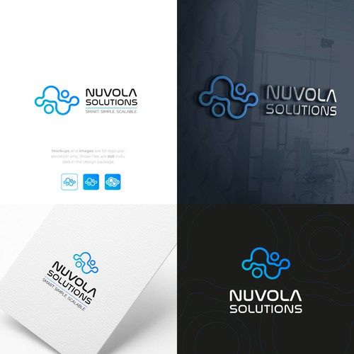 Logo for tech software company