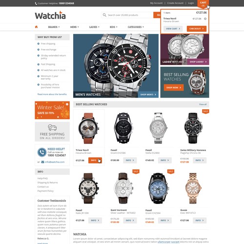 Help us create the best watchshop ever!