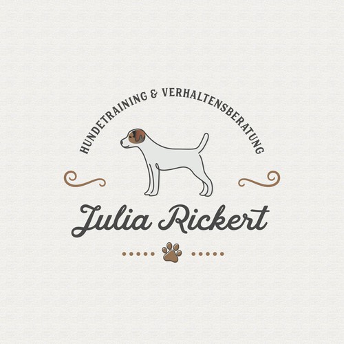 Logo concept for a dog trainer