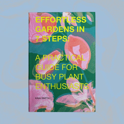 design a gardening book cover
