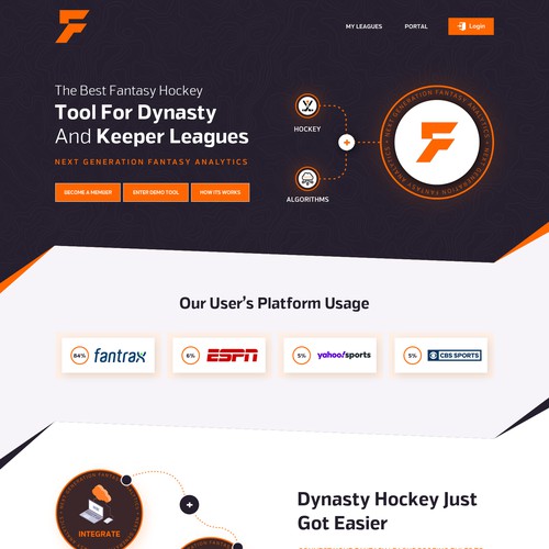 We need website design re-work for our fantasy sports startup