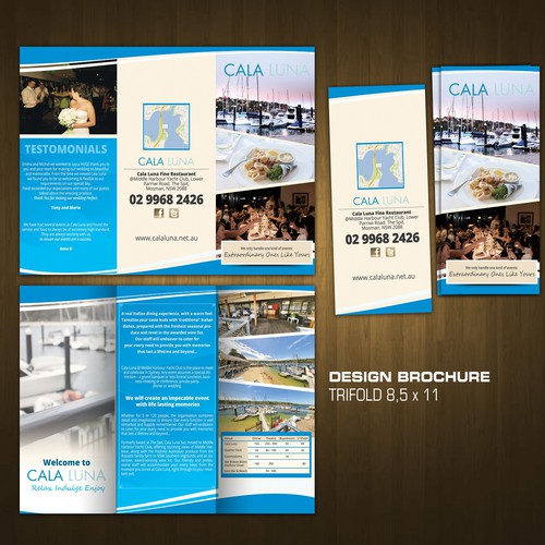 Cala Luna Restaurant and Events Center needs a new brochure design
