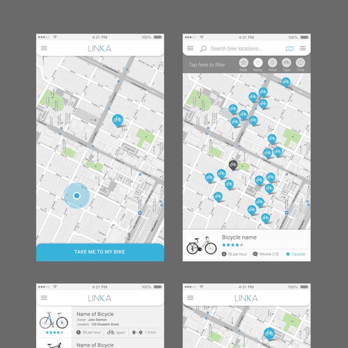 Bike Lock and Bike Sharing App