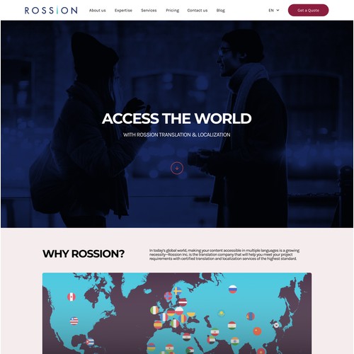 Rossion Website Design Revamp