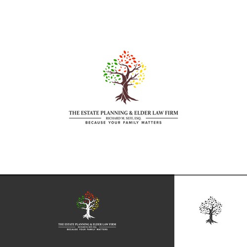 Compelling, Colorful, Hip Estate Planning Law Firm Logo