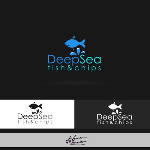 Logo  for "Deep Sea Fish Bar"