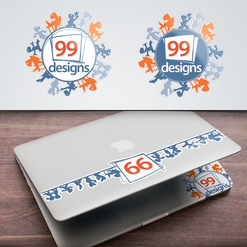 We all love stickers. New fun stickers for 99designs