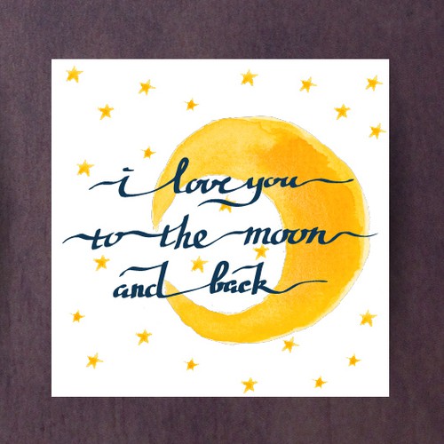 Set of greeting cards for supermarkets