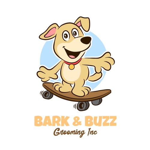 Bark & Buzz Grooming Inc Mascot logo