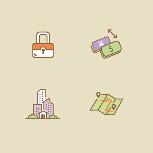 Travel Icon set