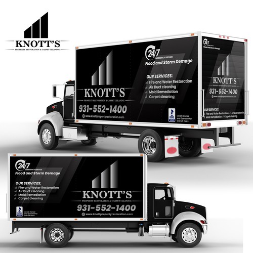 Full wrap design for Knott Company