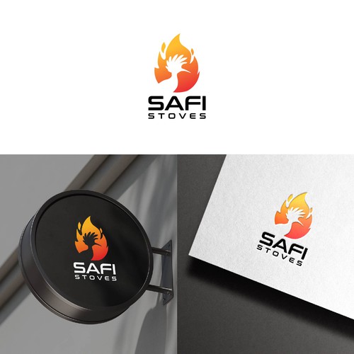 Modern Flame Logo design