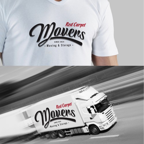 Logo design for Red Carpet Movers