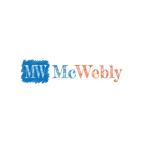Logo concept for blog and internet services creative company
