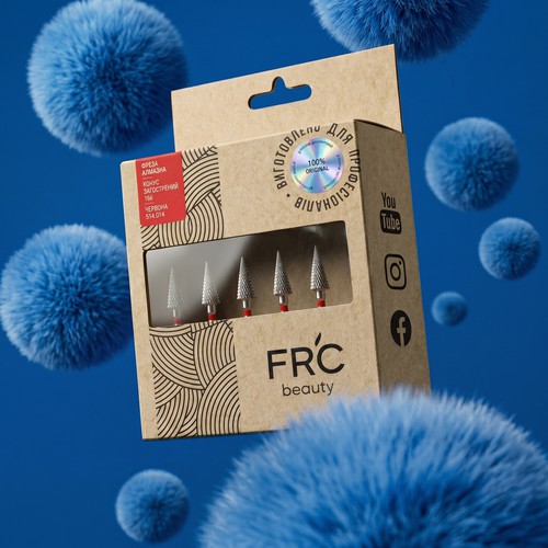 Nail Drill Bits Packaging