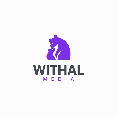 Bold & clever logomark for Withal Media