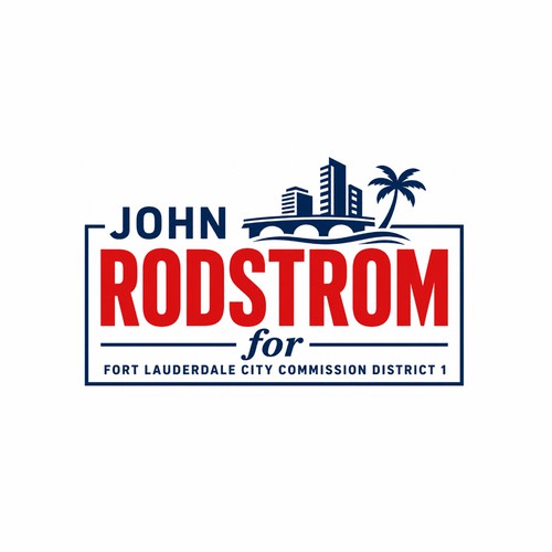 Bold Municipal Campaign Logo for John Rodstrom