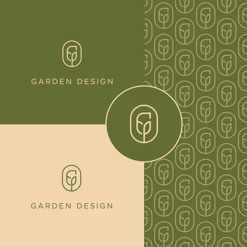 Garden design logo
