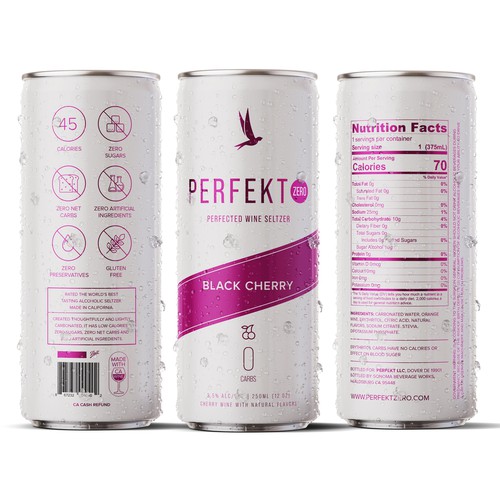 Perfekt Drink Label Design