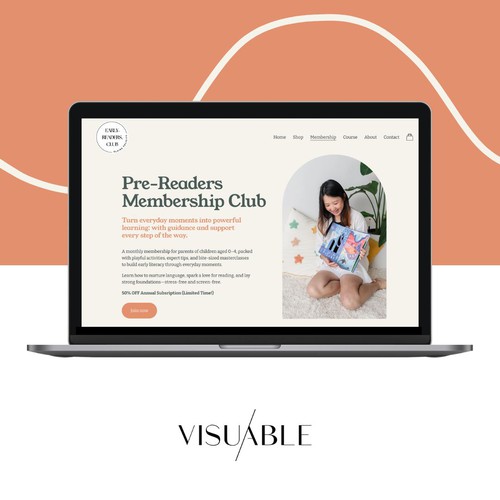 Squarespace Website for a Phonics & Early Learning Educator