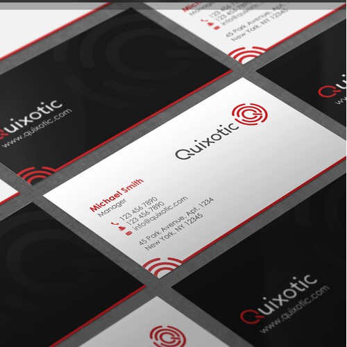 A Slick and Class Logo and Biz card for Quixotic