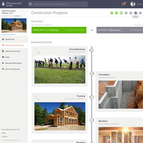 Web App - Residential Construction