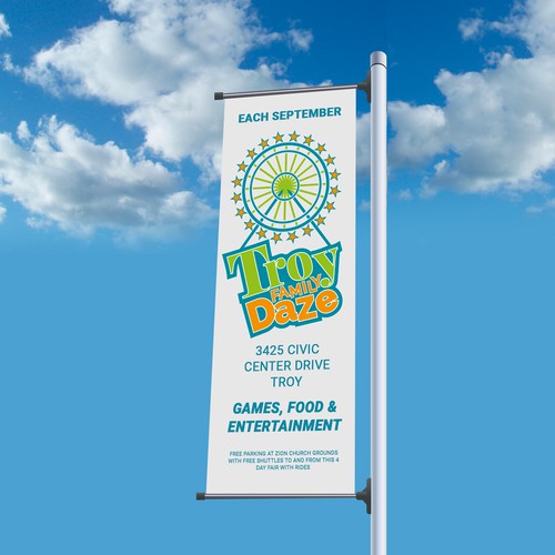 Logo for Troy Family Daze festival