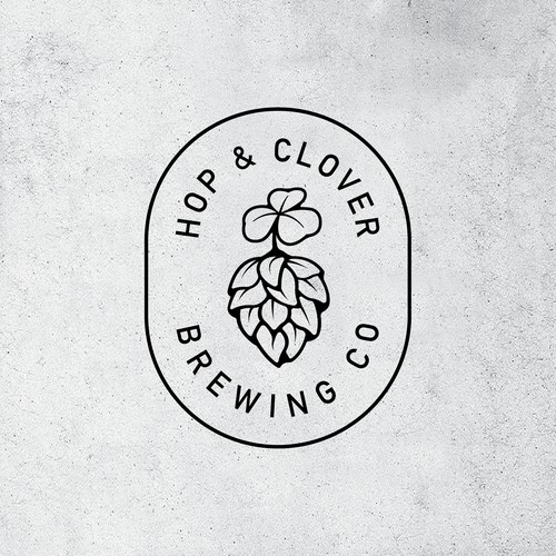 Hop & Clover brewery logo