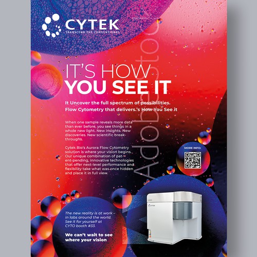 Ad design for Cytek 