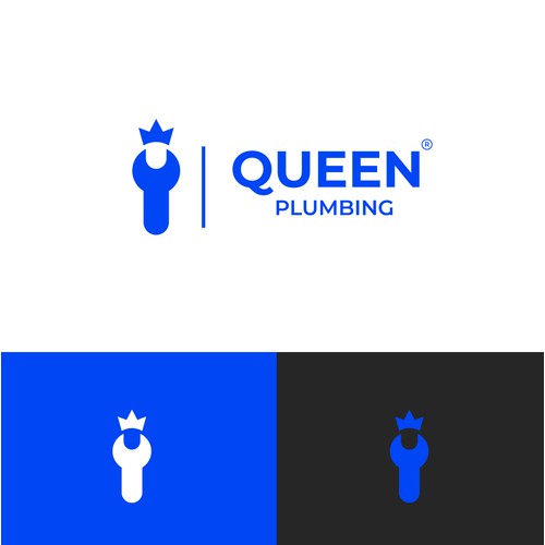 LOgo Design Concept for Queen Plumbing