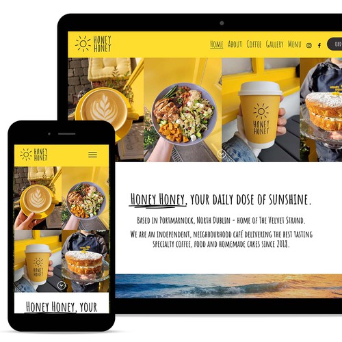Cafe Website Design