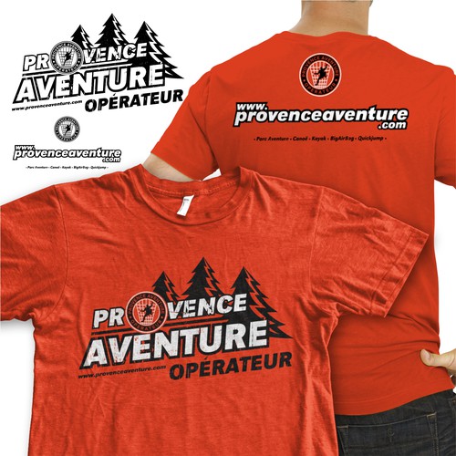 T-Shirt Design For Provence Aventure Operateur