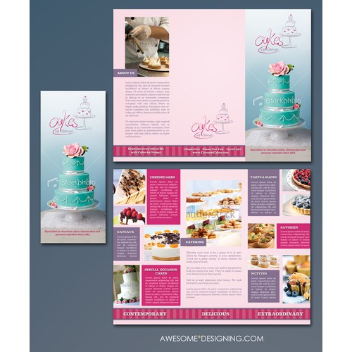 Help Cakes by grange with a new brochure design